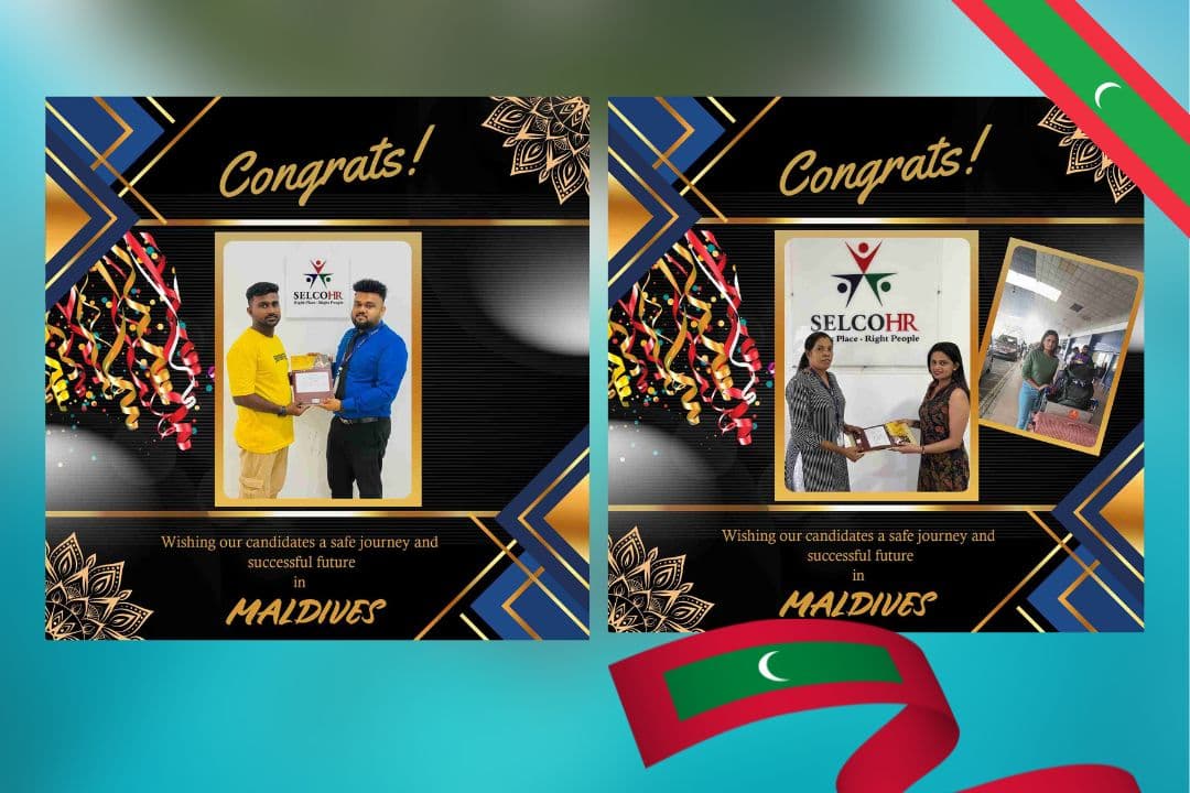Wishing candidates a safe journey to Maldives
