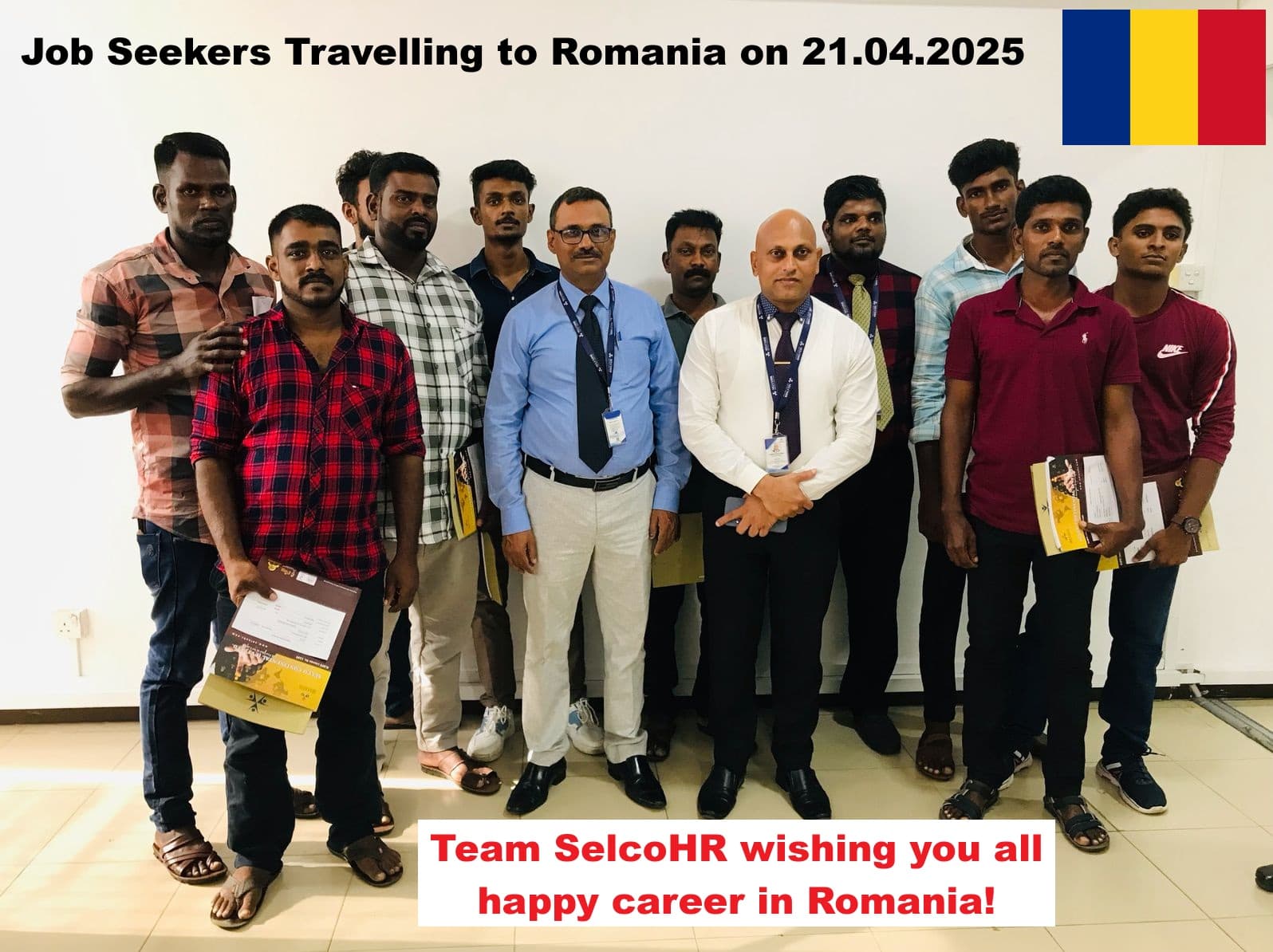 Job seekers travelling to Romania, 2025